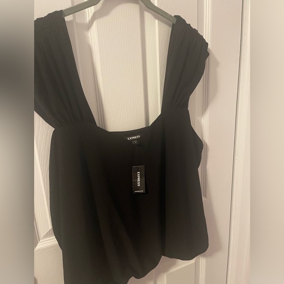 NWT Express Sleeveless Black Top XL - Picture 2 of 6